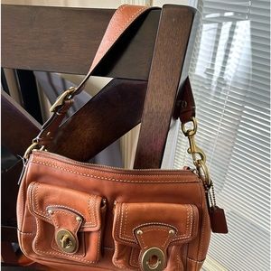 Coach Shoulder Bag - Saddle Brown